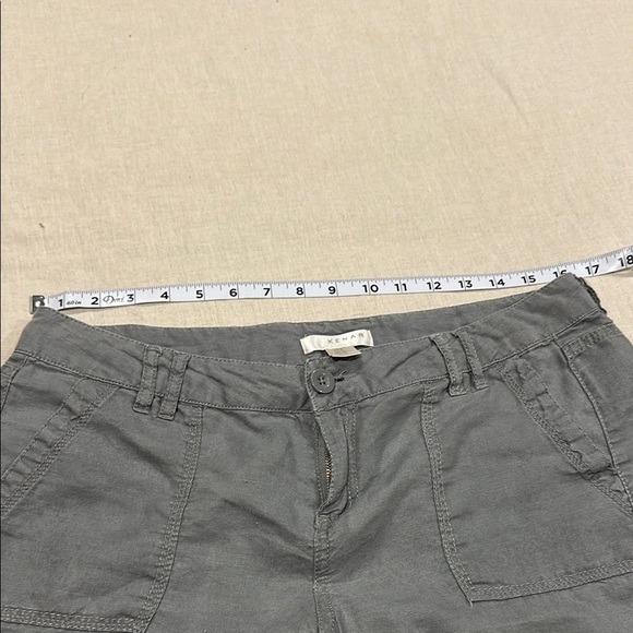 Kenar Women's light gray Cargo Shorts size 8 - Picture 3 of 7